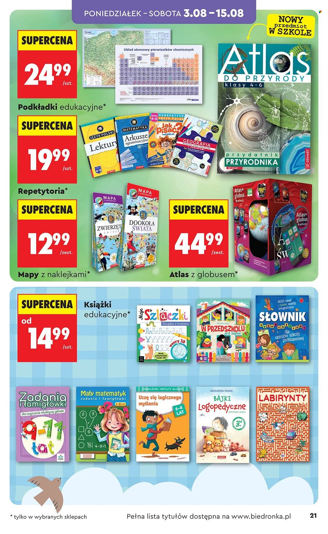 Leták Biedronka - 3.8.2026 - 19.8.2026. Strana 21