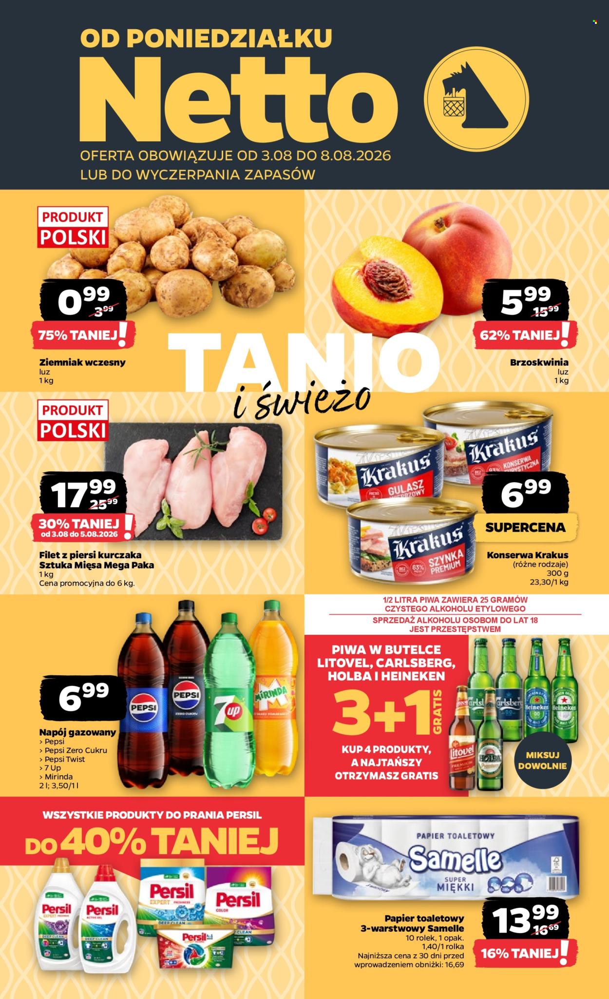 Gazetka Netto - 3.08.2026 - 8.08.2026. Strona 1