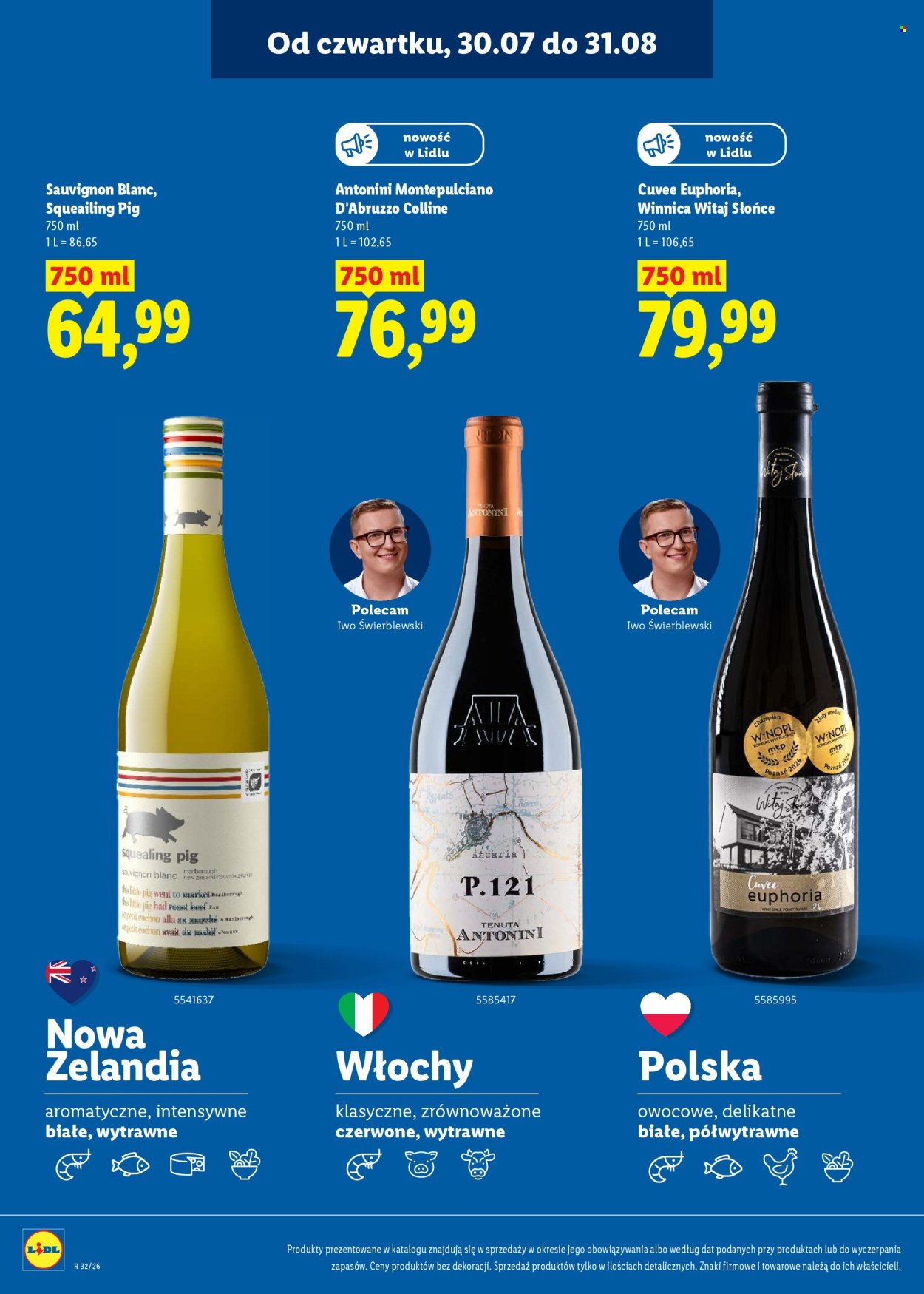Leták Lidl - 30.7.2026 - 31.8.2026. Strana 3