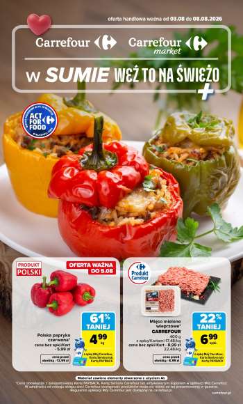 Gazetka Carrefour - 3.08.2026 - 8.08.2026.