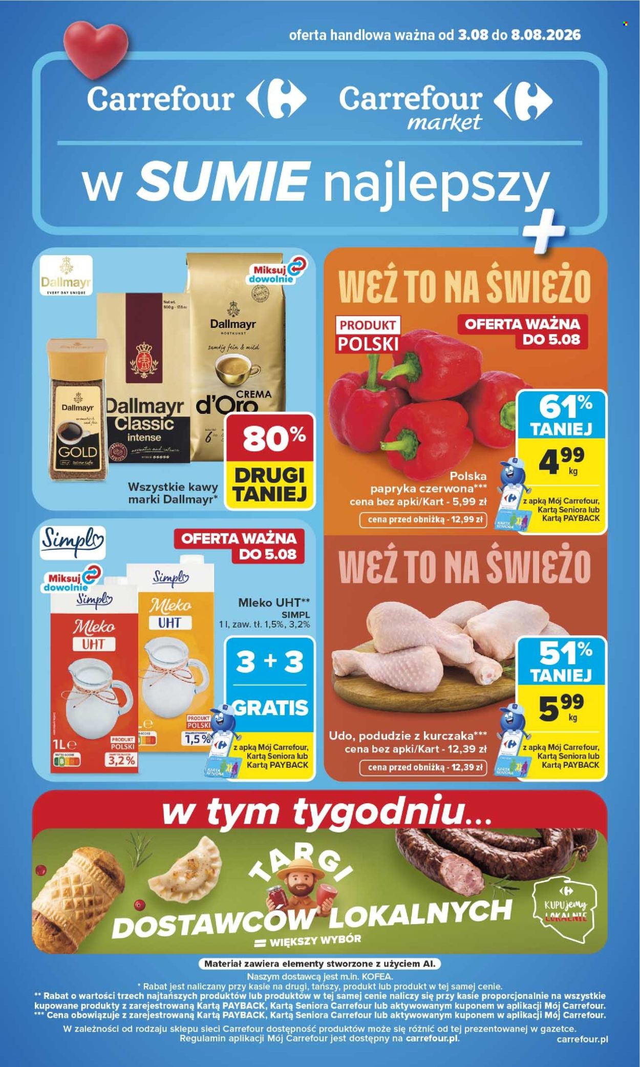 Gazetka Carrefour - 3.08.2026 - 8.08.2026. Strona 1