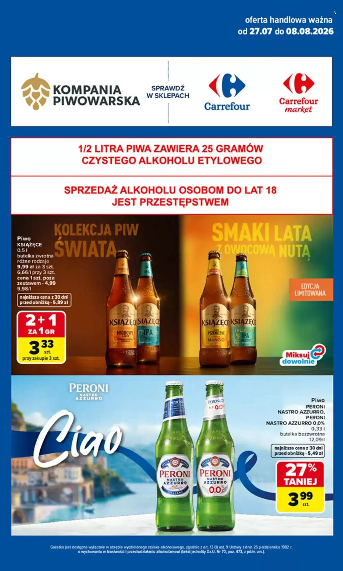 Gazetka Carrefour - 27.07.2026 - 8.08.2026. Strona 1