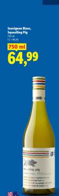 Sauvignon Blanc, Squealing Pig