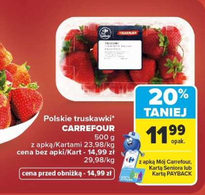 Polskie truskawki CARREFOUR