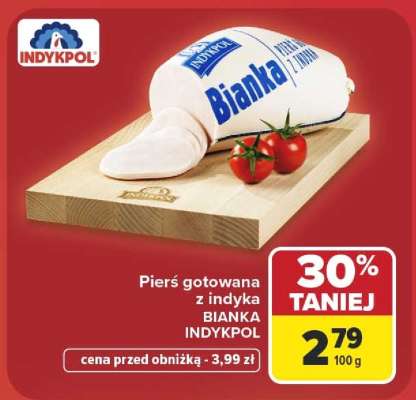 Pierś gotowana z indyka*