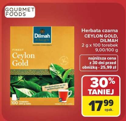 Herbata czarna Ceylon Gold Dilmah