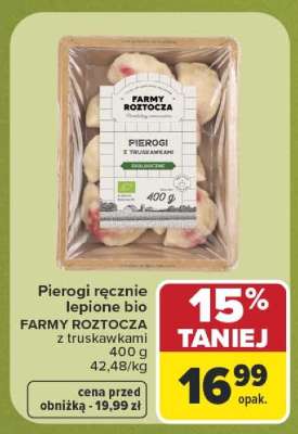 Pierogi ręcznie lepione bio FARMY ROZTOCZA