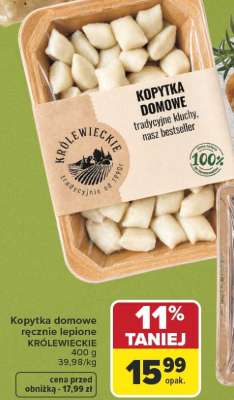 Kopytka domowe ręcznie lepione KRÓLEWIECKIE