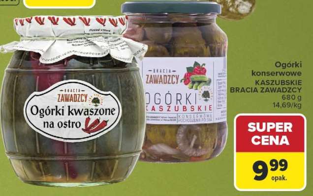 Ogórki konserwowe KASZUBSKIE BRACIA ZAWADZCY