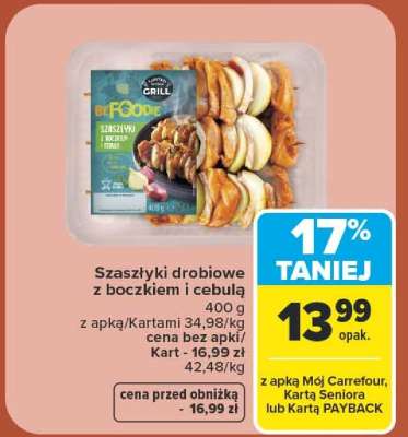 Szaszłyki drobiowe z boczkiem i cebulą