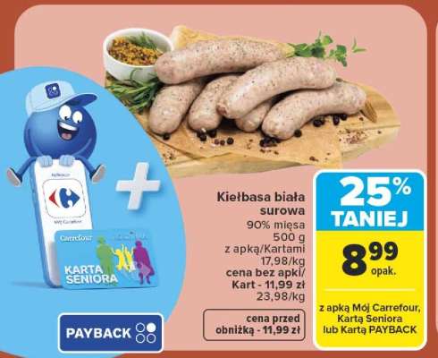 Kiełbasa biała surowa