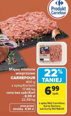 Mięso mielone wieprzowe Carrefour
