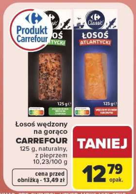 Łosoś wędzony na gorąco CARREFOUR