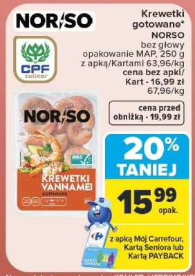 NORSO Krewetki gotowane