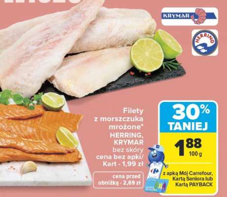 Filety z morszczuka mrożone