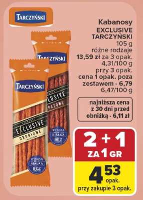 Kabanosy Exclusive Tarczyński