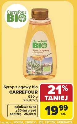 Syrop z agawy bio