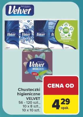 Chusteczki higieniczne VELVET