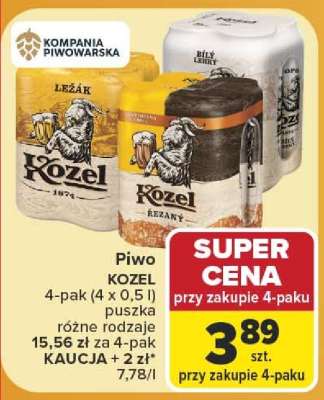 Piwo KOZEL 4-pak