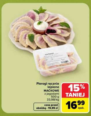 Pierogi ręcznie lepione MAĆKOWE
