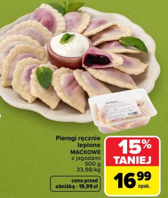 Pierogi ręcznie lepione MAĆKOWE