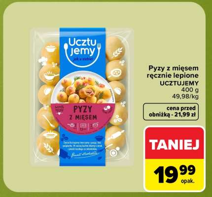 Pyzy z mięsem ręcznie lepione