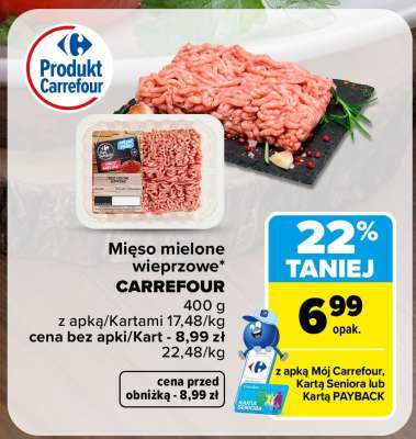 Mięso mielone wieprzowe Carrefour