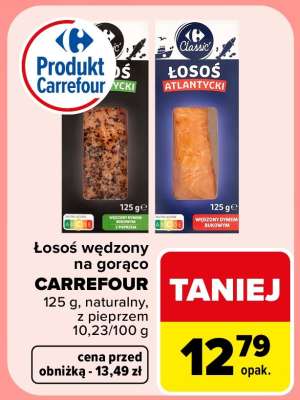 Łosoś wędzony na gorąco CARREFOUR