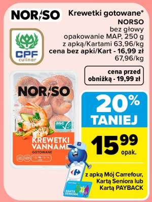 Krewetki gotowane