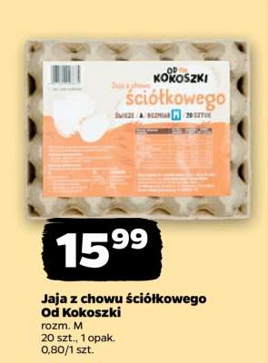 Jaja z chowu ściółkowego Od Kokoszki