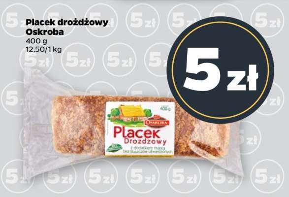 Placek drożdżowy Oskroba