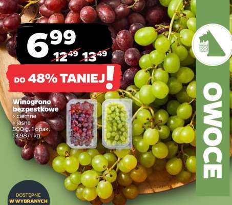 Winogrono bezpestkowe