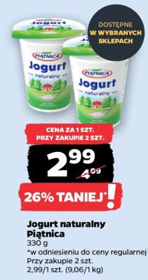 Jogurt naturalny PIĄTNICA