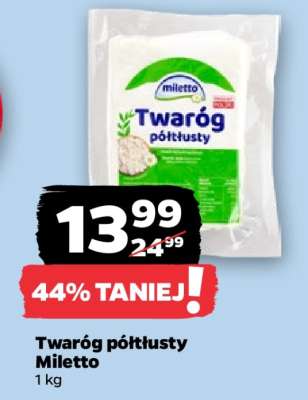 Twaróg półtłusty Miletto
