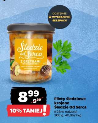 Filety śledziowe krojone Śledzie Od Serca