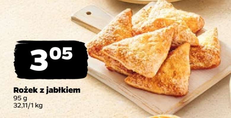 Rożek z jabłkiem
