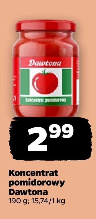 Koncentrat pomidorowy Dawtona
