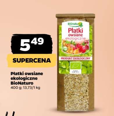 Płatki owsiane ekologiczne BIOnaturo