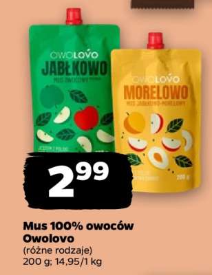 Mus 100% owoców Owolovo