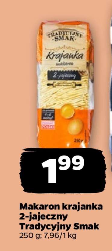 Makaron krajanka 2-jajeczny Tradycyjny Smak