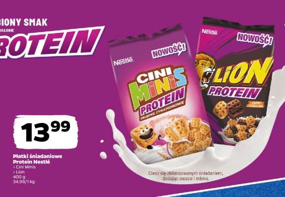 Płatki śniadaniowe Protein Nestlé
