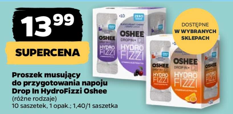 Proszek musujący do przygotowania napoju Drop In HydroFizzi Oshee