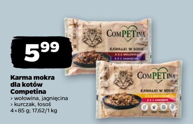 Karma mokra dla kotów Competina
