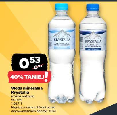 Woda mineralna Krystalia