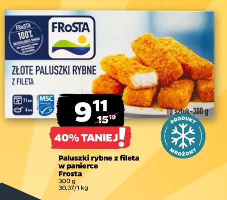 Paluszki rybne z fileta w panierce Frosta