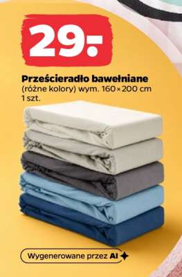 Prześcieradło bawełniane