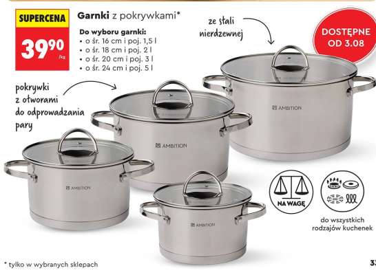 Garnki z pokrywkami
