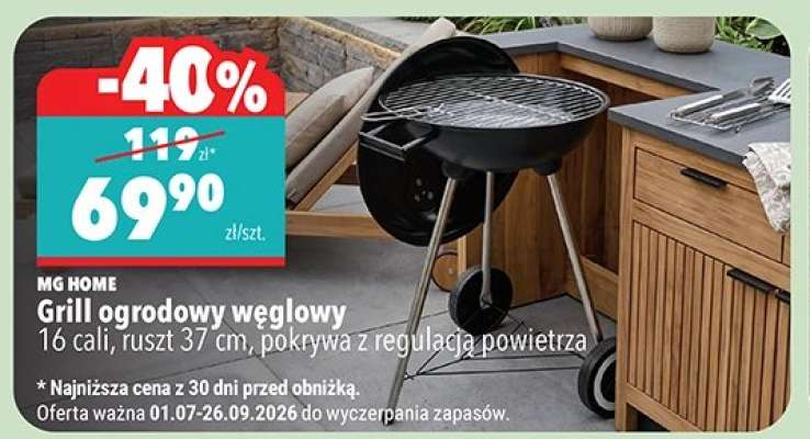 Grill ogrodowy węglowy