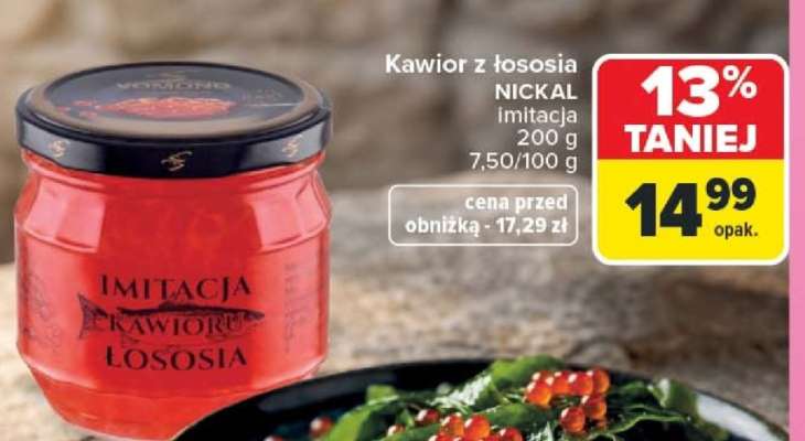 Kawior z łososia