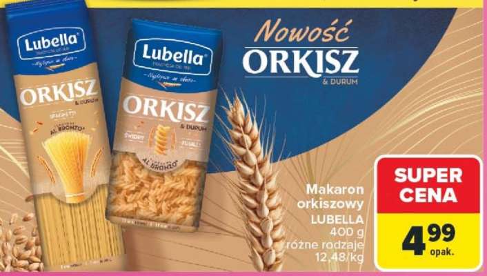 Makaron orkiszowy LUBELLA